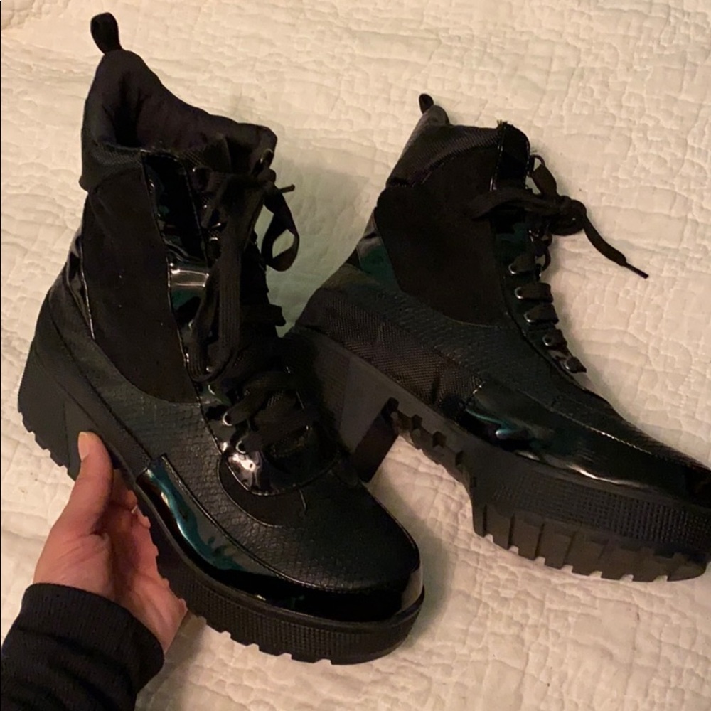 Chunky Platform Lace Up Boots ⚡️EGO Brand